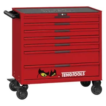 Teng Tools 7 Drawer Steel Wheeled Roller Cabinet Tools Included - TSW37R7 product image
