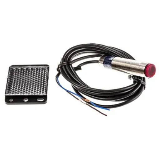 Telemecanique Sensors Retroreflective Photoelectric Sensor, Barrel Sensor, 2 m Detection Range - XU9M18MA230 product image