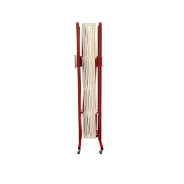 Viso Red & White Aluminium, Steel Extendable Barrier, 3m, White Tape - BAR3000 product image