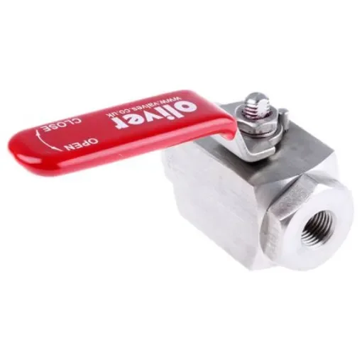 RS PRO Stainless Steel Hydraulic Ball Valve G 1/4 - 3245010 product image