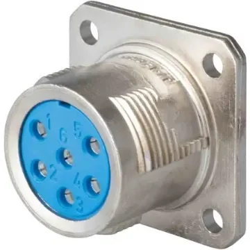 Jaeger Circular Connector, 4 Contacts, Panel Mount, Male - 5337 630 06 product image