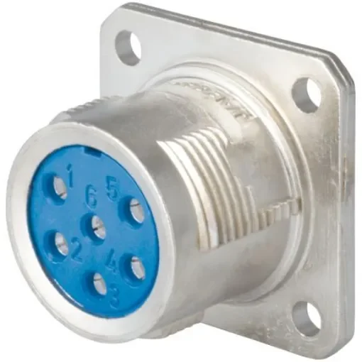 Jaeger Circular Connector, 8 Contacts, Panel Mount, Female - 5366 080 06 product image