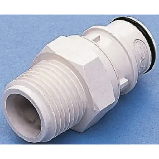 Colder Products Hose Connector, Straight Threaded Coupling, BSPT 3/8in, 8.6 bar - HFCD24635BSPT product image