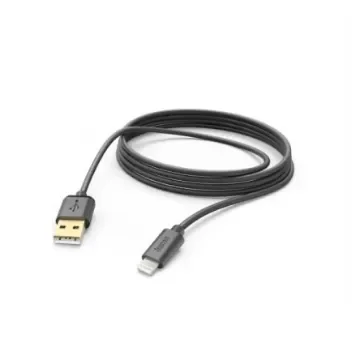 Hama USB 2.0, Male Lightning to Male USB A, 480Mbps, 3m - 00201582 product image
