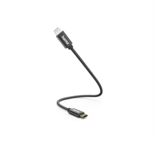 Hama USB 2.0, Male Lightning to Male USB C, 480Mbps, 200mm - 00201601 product image