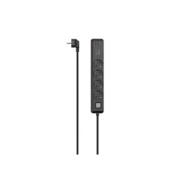 Hama USB A, USB C 4 Gang Power Distribution Unit, 1.4m Cable, 16A, 250 V, Surge Protected - 00223189 product image