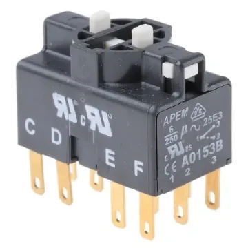 APEM A01 Series Contact Block for Use with A01 Series, 4CO - A0153B product image