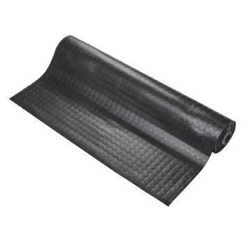 Coba Europe Black Anti-Slip PVC Mat, Dot Pattern Finish 10m x 1.2m x 2.5mm - CDS010001V product image