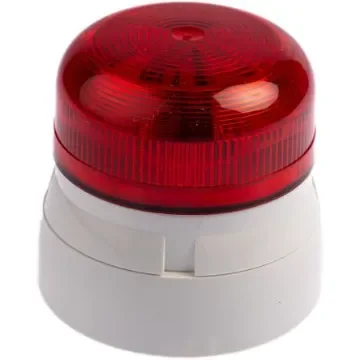 Klaxon Flashguard QBS Series Red Flashing Beacon, 24 V dc, Surface Mount, LED Bulb - QBS-0059 product image
