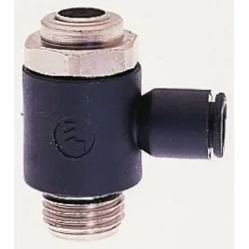 Legris 7010 Series Threaded Flow Regulator, G 1/4 Male Inlet Port x 8mm Tube Outlet Port - 7010 08 13 product image