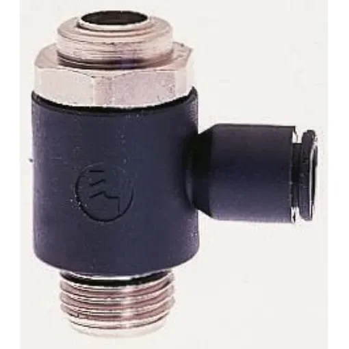 Legris 7010 Series Threaded Flow Regulator, G 1/4 Male Inlet Port x 8mm Tube Outlet Port - 7010 08 13 product image