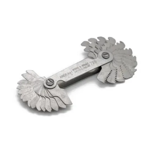 Moore & Wright, 30 Blades Thread Pitch Gauge, Whitworth/Metric thread type - 799 product image