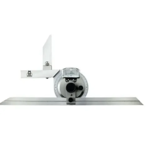 Moore & Wright 360° Metric  Vernier  Bevel Angle Protractor, 150 mm, 500 mm Stainless Steel Blade - MW500-01 product image