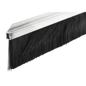 RS PRO Black Aluminium, Nylon Brush Strip, 60mm - 3269959 product image