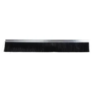 RS PRO Black Aluminium, Nylon Brush Strip, 115mm - 3269987 product image