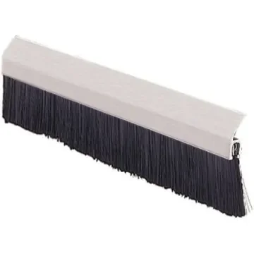 RS PRO Black Aluminium, Nylon Brush Strip, 150mm - 3270000 product image
