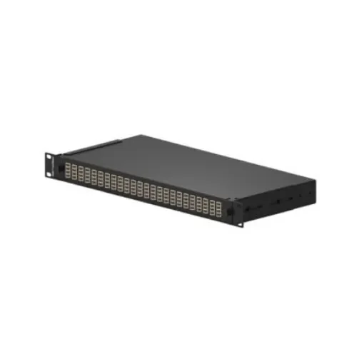 HellermannTyton Connectivity 96 Port LC Multimode Duplex Fibre Optic Patch Panel, 1U - FBPDBKL-LCMMQD-24VF1 product image