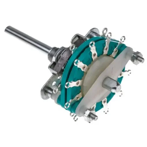 NSF, 6 Position DP6T Rotary Switch, 6 A @ 250 V ac, Solder - MU452274MSD1 product image