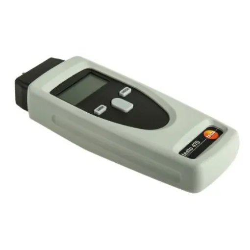 Testo Tachometer Best Accuracy ±0.02 % - Contact, Optical LCD 99999rpm - 0563 0470 product image