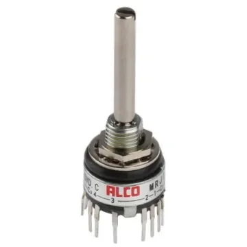 TE Connectivity, 4 Position 3PST Rotary Switch, 400 mA @ 20 V, Through Hole - MRJE3-404 product image