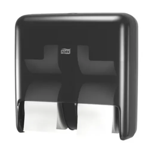 Tork White ABS Toilet Roll Dispenser, 319mm x 323mm x 174mm - 558051 product image