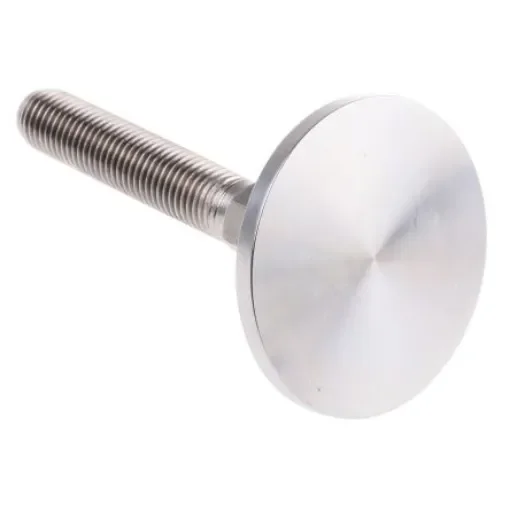 Nu-Tech Engineering M16 Stainless Steel Adjustable Foot, 2000kg Static Load Capacity 10° Tilt Angle - A080/016 product image