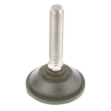 Nu-Tech Engineering M16 PA Reinforced Nylon Adjustable Foot, 1500kg Static Load Capacity 10° Tilt Angle - A090/005 product image