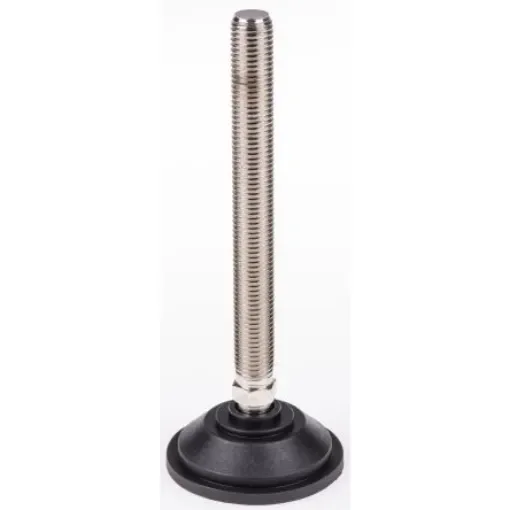 Nu-Tech Engineering M16 PA Reinforced Nylon Adjustable Foot, 1500kg Static Load Capacity 10° Tilt Angle - A090/001 product image