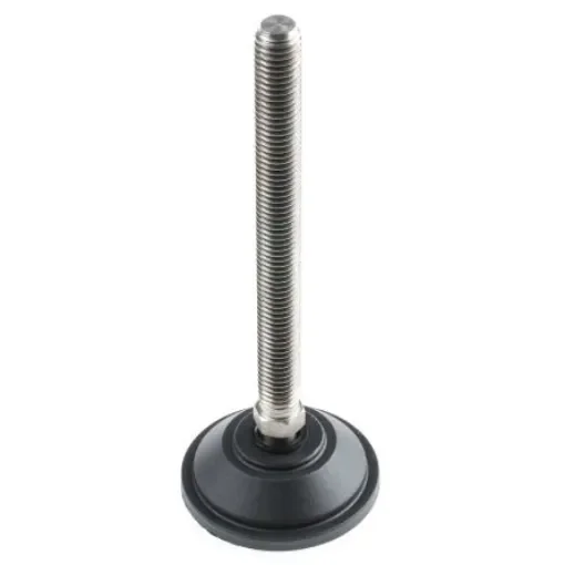 Nu-Tech Engineering M12 PA Reinforced Nylon Adjustable Foot, 600kg Static Load Capacity 10° Tilt Angle - A095/030 product image