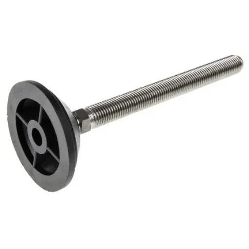 Nu-Tech Engineering M16 PA Reinforced Nylon Adjustable Foot, 1500kg Static Load Capacity 10° Tilt Angle - A095/001 product image