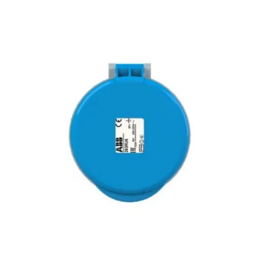 Amphenol Industrial, 2CMA1 IP44 Blue Panel Mount 2P+E Industrial Power Socket, Rated At 63A, 250 V - 2CMA167510R1000 product image