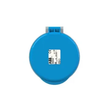 Amphenol Industrial, 2CMA1 IP44 Blue Panel Mount 3P+E Industrial Power Socket, Rated At 63A, 250 V - 2CMA167524R1000 product image