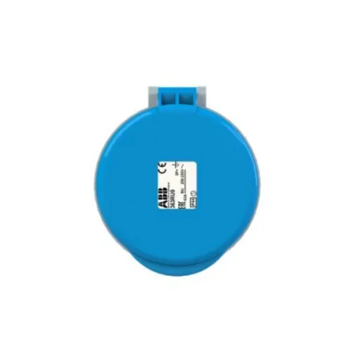 Amphenol Industrial, 2CMA1 IP44 Blue Panel Mount 3P+E Industrial Power Socket, Rated At 63A, 250 V - 2CMA167524R1000 product image