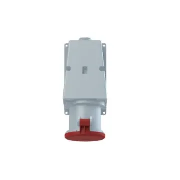 Amphenol Industrial, 2CMA1 IP44 Red Wall Mount 3P+E Industrial Power Socket, Rated At 63A, 415 V - 2CMA167498R1000 product image