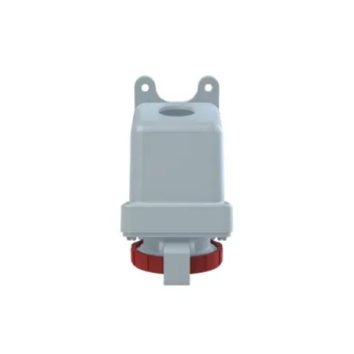 Amphenol Industrial, 2CMA1 IP67, IP69 Red Wall Mount 3P+N+E Industrial Power Socket, Rated At 16A, 415 V - 2CMA167166R1000 product image