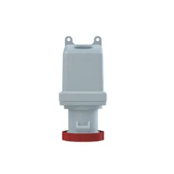 Amphenol Industrial, 2CMA1 IP67, IP69 Red Wall Mount 3P+N+E Industrial Power Socket, Rated At 63A, 415 V - 2CMA167328R1000 product image