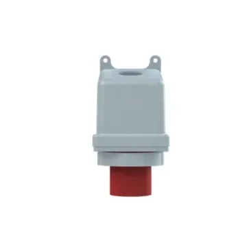 Amphenol Industrial, 2CMA1 IP67, IP69 Red Wall Mount 3P+N+E Industrial Power Plug, Rated At 125A, 415 V - 2CMA167294R1000 product image