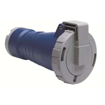 Amphenol Industrial, 2CMA1 IP67, IP69 Blue 2P+E Industrial Power Socket, Rated At 32A, 250 V - 2CMA166584R1000 product image