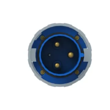 Amphenol Industrial, 2CMA1 IP67, IP69 Blue 2P+E Industrial Power Plug, Rated At 125A, 250 V - 2CMA166810R1000 product image