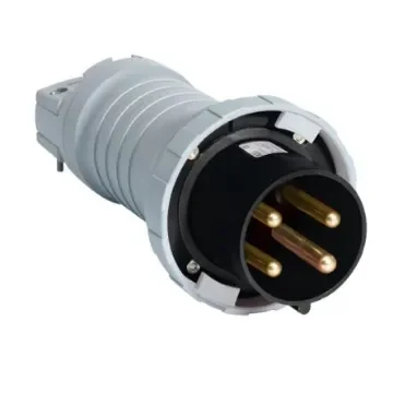 Amphenol Industrial, 2CMA1 IP67, IP69 Black 3P+E Industrial Power Plug, Rated At 63A, 500 V - 2CMA166788R1000 product image