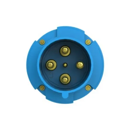 Amphenol Industrial, 2CMA1 IP44 Blue 3P+E Industrial Power Plug, Rated At 63A, 250 V - 2CMA166756R1000 product image