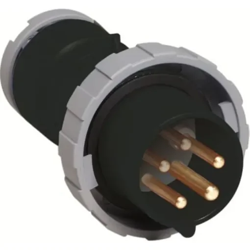 Amphenol Industrial, 2CMA1 IP67, IP69 Black 3P+N+E Industrial Power Plug, Rated At 16A, 500 V - 2CMA166496R1000 product image