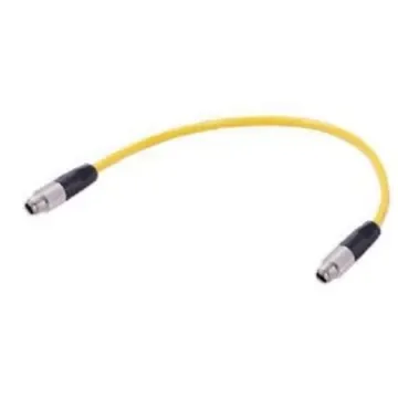 HARTINGHARTING T1 Industrial, 1m, Yellow M8 to Male M8 Male, Unshielded Unshielded, Terminated Polyurethane Sheath - 33280808002010 product image