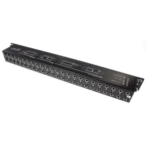 Jack Socket 48 Port Patch Panel, 1U Rack Height - NYS-SPP-L1 product image