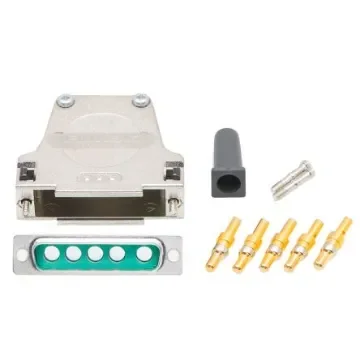 FCT from Molex, FCT Series D-Sub Connector Backshell For Use With D-Sub Connectors - FMK3G-5W5P-6197 / 1731140987 product image