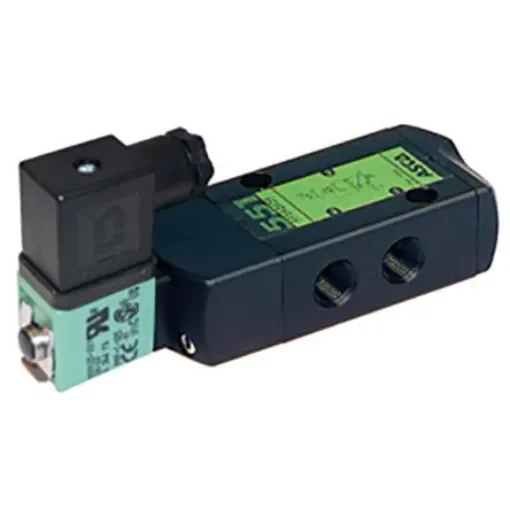 EMERSON – ASCO 3/2, 5/2 Pneumatic Solenoid Valve - Pilot/Spring G 1/4 551 Series 115V ac - SCG551A001MS 115V CA product image