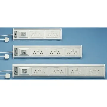 Schneider Electric 2m 8 Socket Type G - British Extension Lead, 240 V ac - B3008S product image
