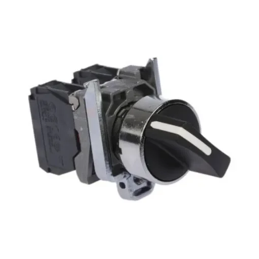 Schneider Electric Knob Selector Switch - (SPDT) 22mm Cutout Diameter 2 Positions - XB4BD25 product image