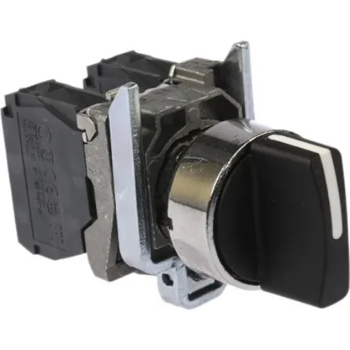 Schneider Electric Knob Selector Switch - (2NO) 22mm Cutout Diameter 3 Positions - XB4BD53 product image