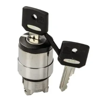 Schneider Electric Harmony XB4 2-position Key Switch Head, Latching, 22mm Cutout - ZB4BG2 product image